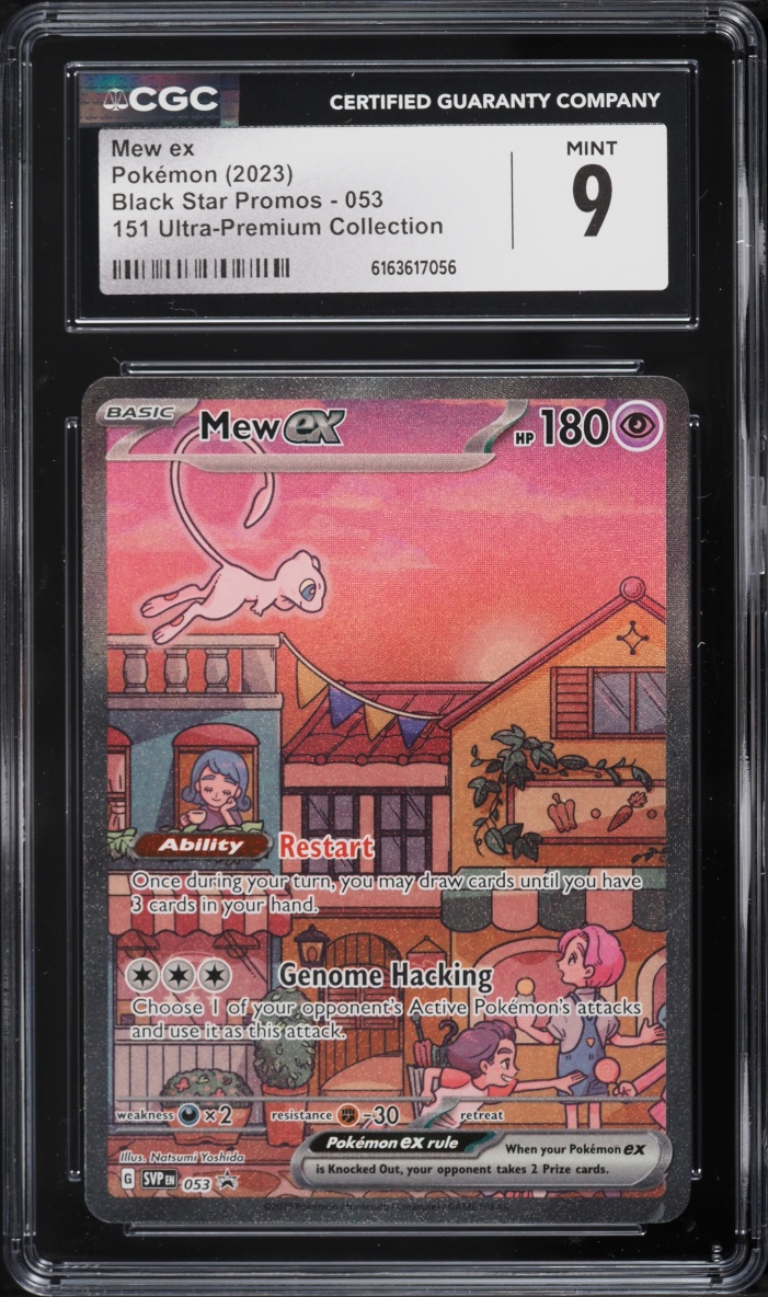 2023 Pokemon SV Promo 151 Ultra Premium Collection Full Art Mew Ex #53 CGC 9 MINT