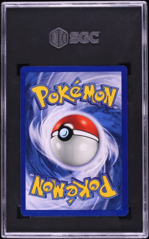 1999 Pokemon Base Set Shadowless 1st Edition Ghost Stamp Pikachu #58 SGC 8 NM-MT