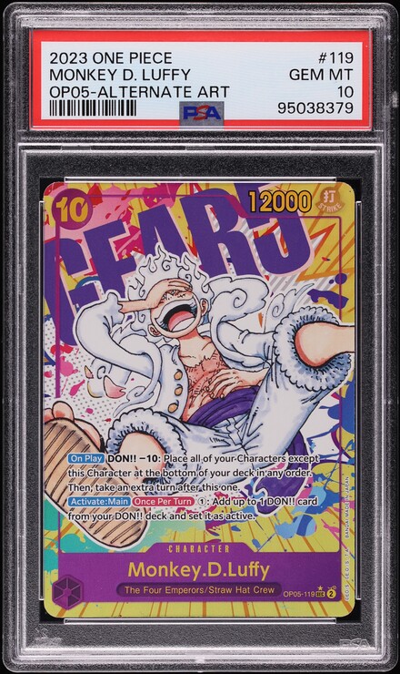 2024 One Piece Japanese 2nd Anniversary Set SR Monkey D. Luffy