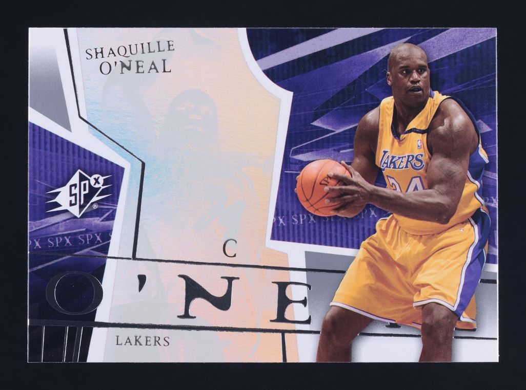 2003 SPx Basketball Shaquille O'Neal #36 MBA AUTH