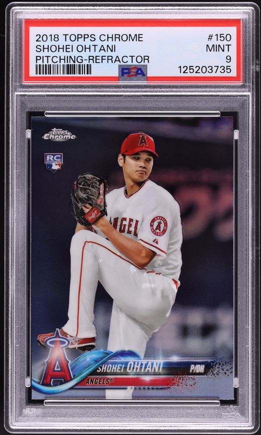 その他 2018 Topps Pink Refractor Shohei Ohtani 2018 Topps Chrome Pink Refractor Shohei Ohtani ROOKIE #150 PSA 10