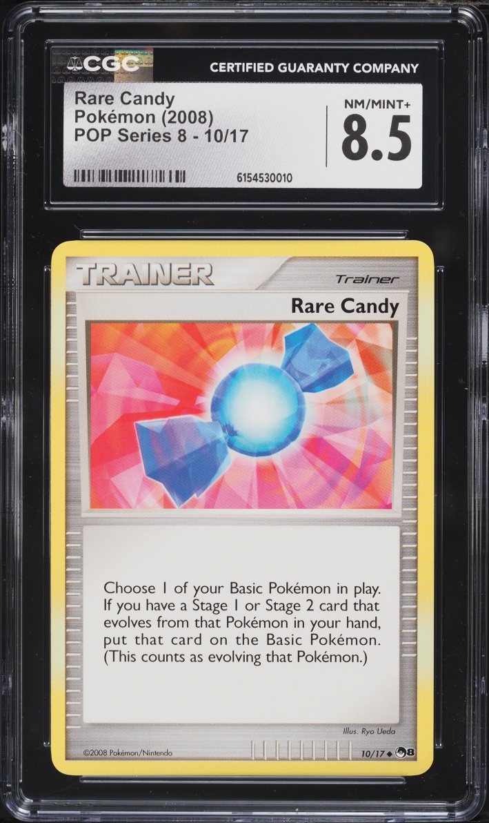 2008 Pokemon POP Series 8 Rare Candy #10 CGC 8.5 NM-MT+