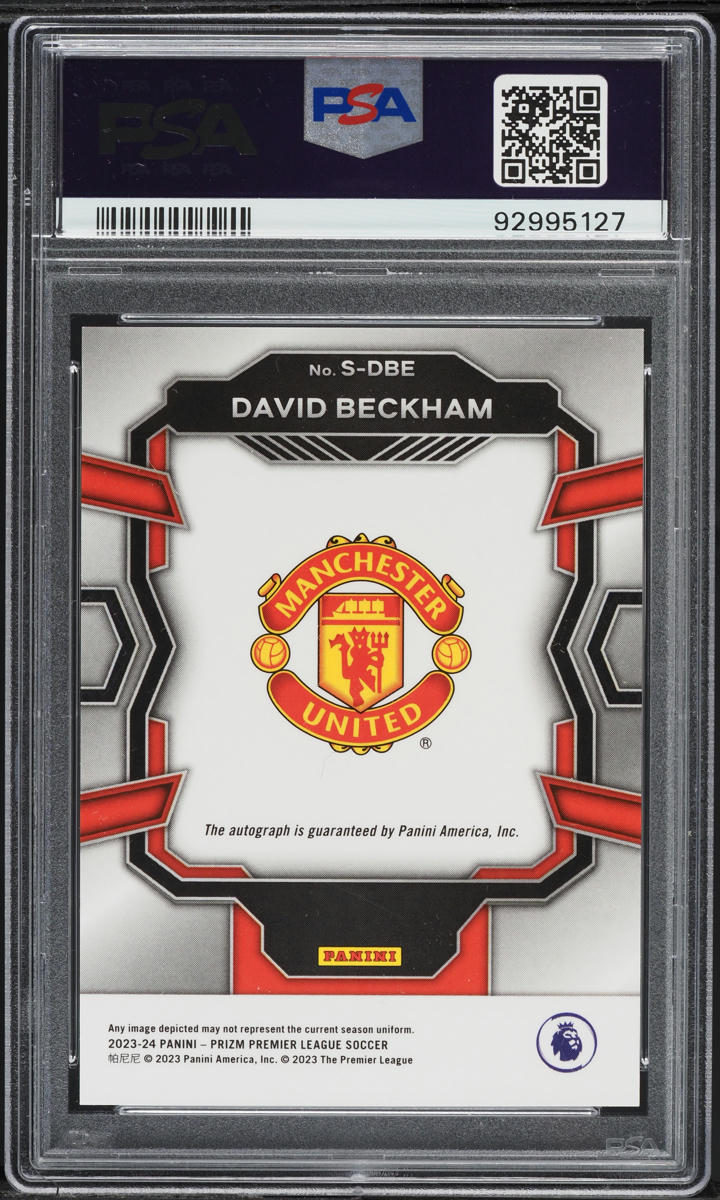 2023 Panini Prizm Premier League David Beckham AUTO #SDBE