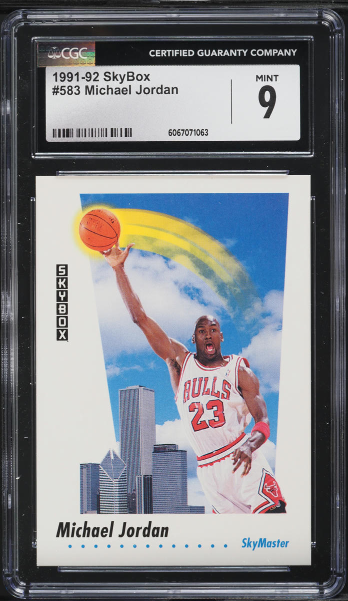 1991 Skybox Basketball Michael Jordan #583 CGC 9 MINT