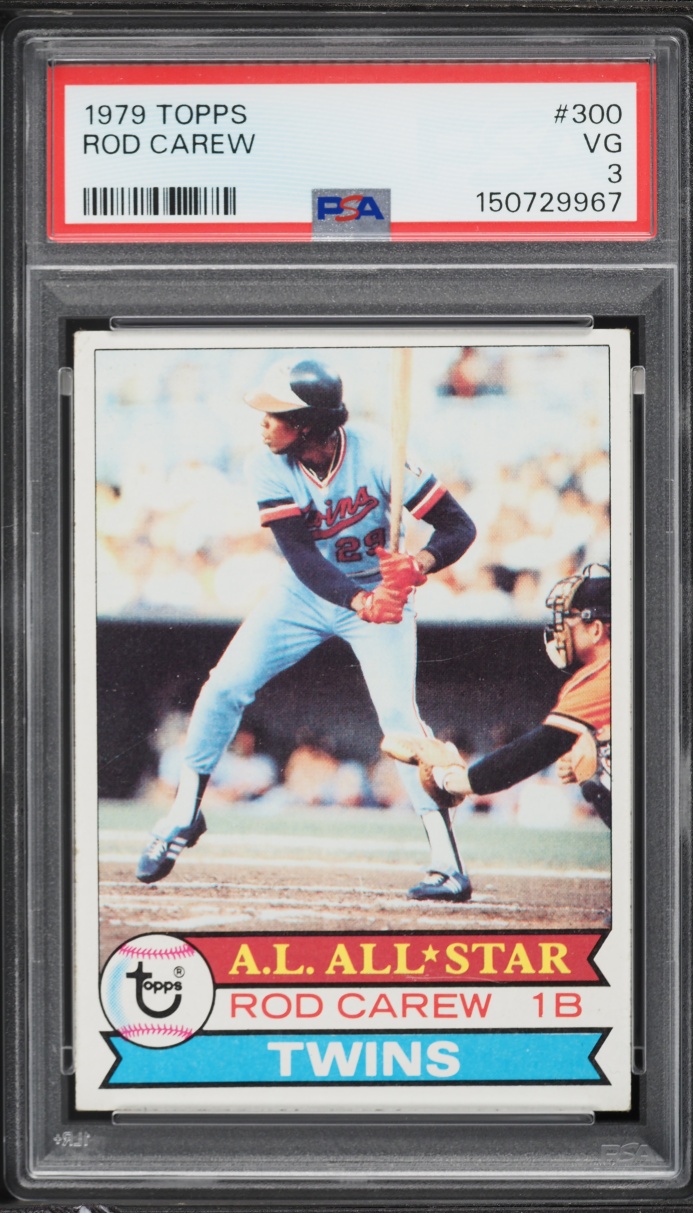 1979 Topps Rod Carew #300 PSA 3 VG