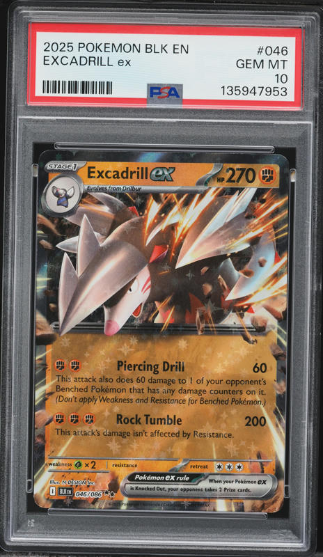 2024 Pokemon SV Surging Sparks Holo Ceruledge ex #36 PSA 10 GEM