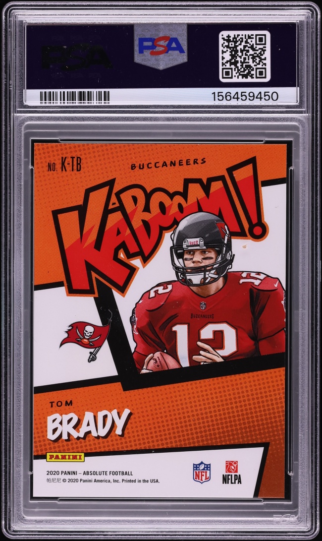 2020 Absolute Kaboom Tom Brady #K-TB PSA 10 GEM MINT