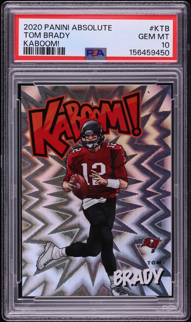 2020 Absolute Kaboom Tom Brady #K-TB PSA 10 GEM MINT