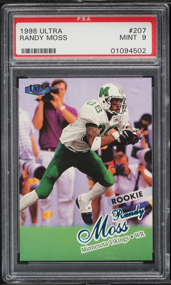 その他 1998 ULTRA RANDY MOSS ROOKIE Randy Moss 1998 Fleer Ultra #406 Base Price Guide - Sports