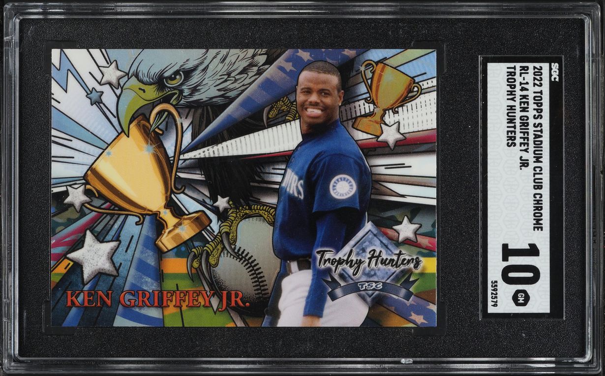 2022 Stadium Club Chrome Trophy Hunters Ken Griffey Jr. #RL-14 SGC 10 GEM MINT