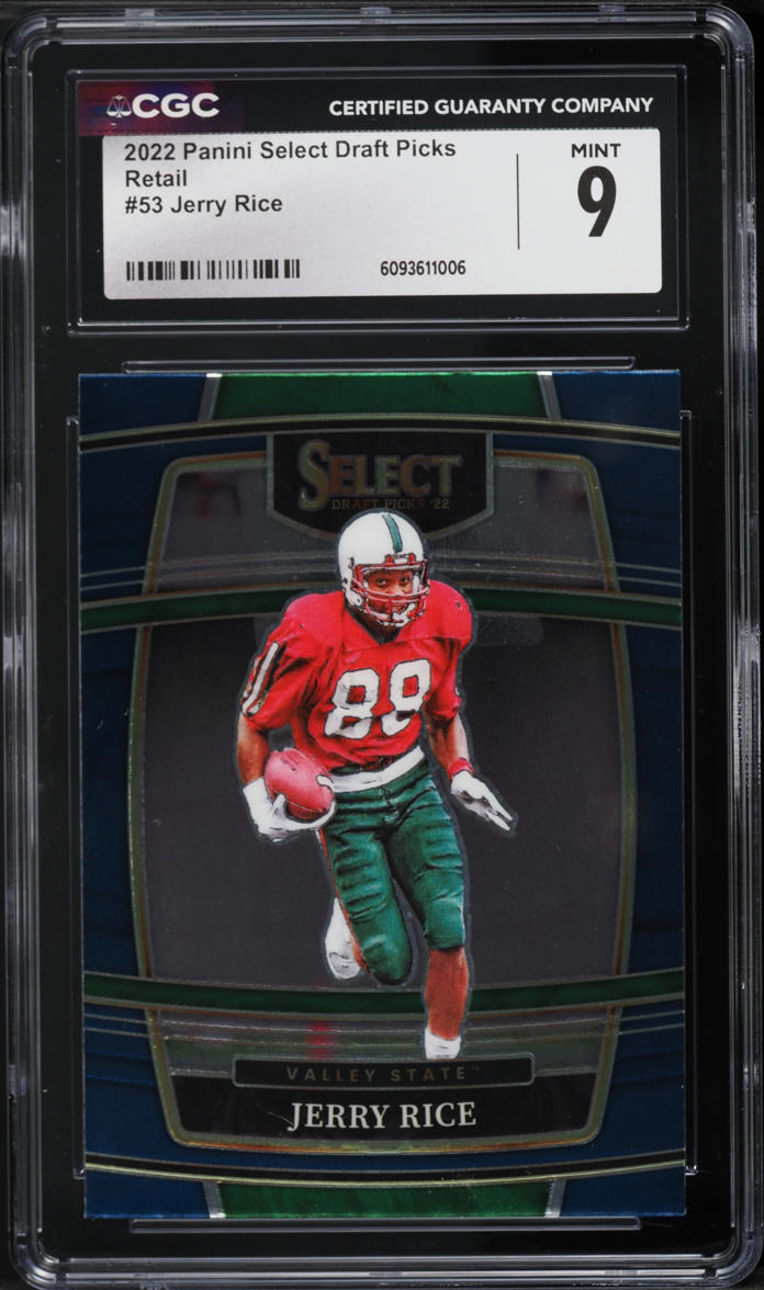 2022 Select Draft Picks Concourse Retail Jerry Rice #53 CGC 9 MINT on ...