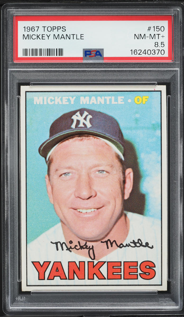 1967 Topps Mickey Mantle #150 PSA 8.5 NM-MT+