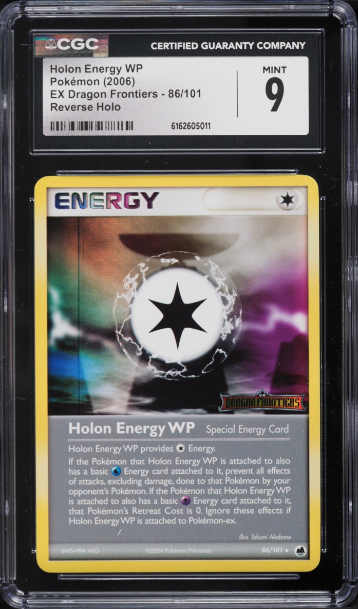 2006 Pokemon EX Dragon Frontiers Reverse Holo Holon Energy WP #86 CGC 9 MINT