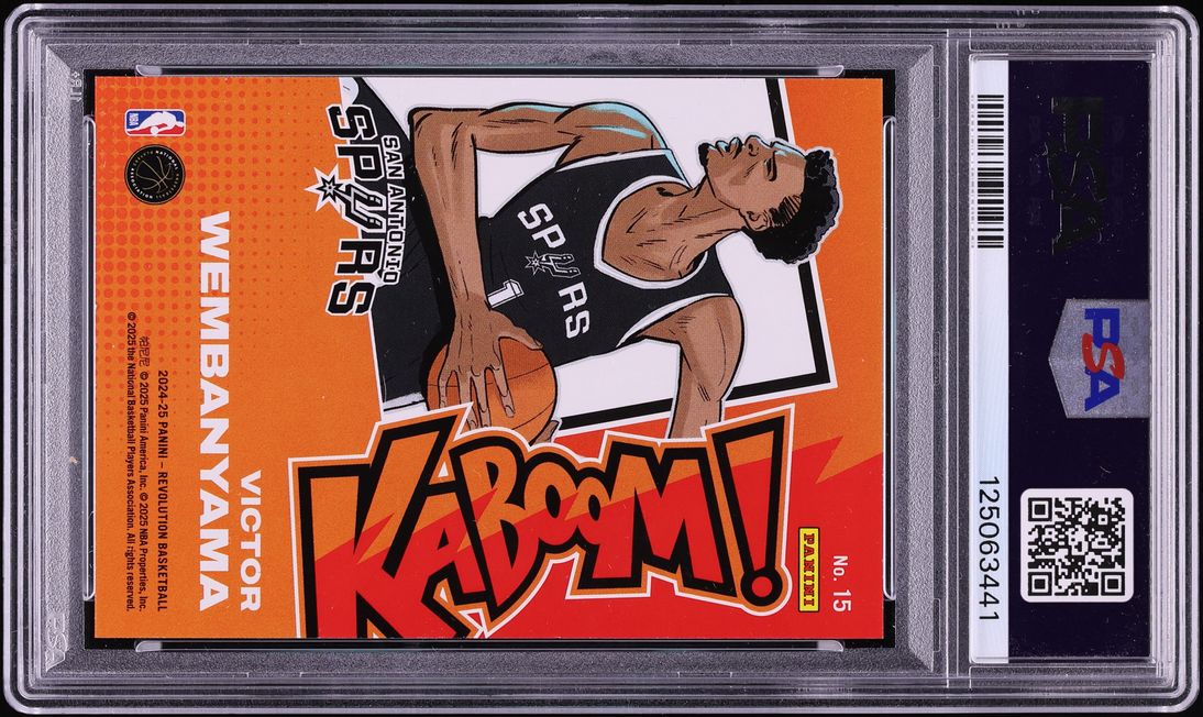2024 Panini Revolution Kaboom! Horizontal Victor Wembanyama #15 PSA 10 GEM MINT