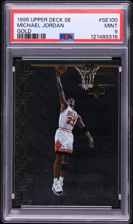 1995 Upper Deck SE Gold Michael Jordan #SE100 PSA 9 MINT