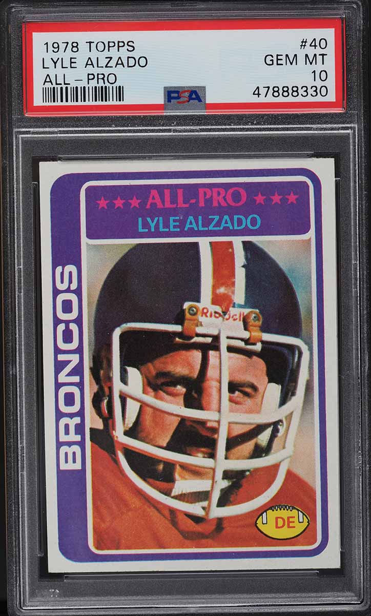 1978 Topps Football Lyle Alzado ALL-PRO #40 PSA 10 GEM MINT
