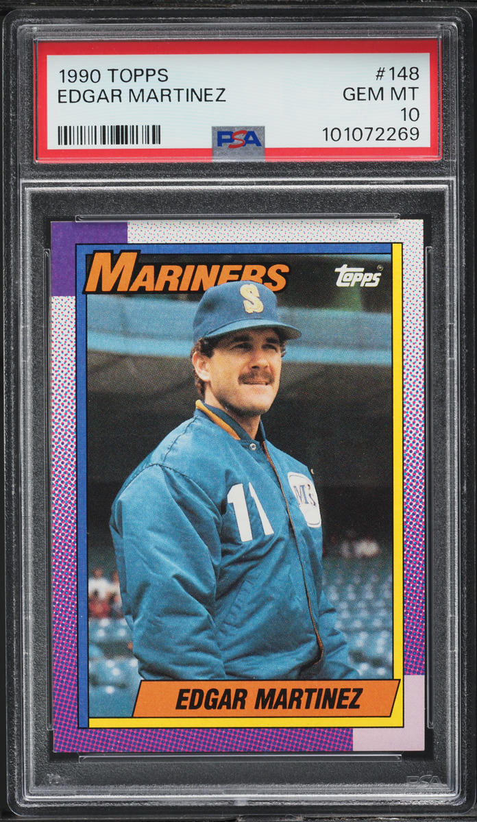 1990 Topps Edgar Martinez #148 PSA 10 GEM MINT