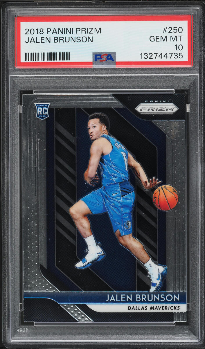 2018 Panini Prizm Jalen Brunson ROOKIE #250 PSA 10 GEM MINT