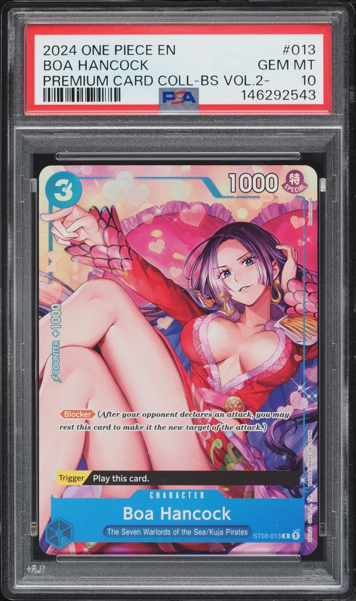 2024 One Piece Premium Collection Best Volume 2 Alt Art Boa Hancock #ST03-013 PSA 10 GEM MINT