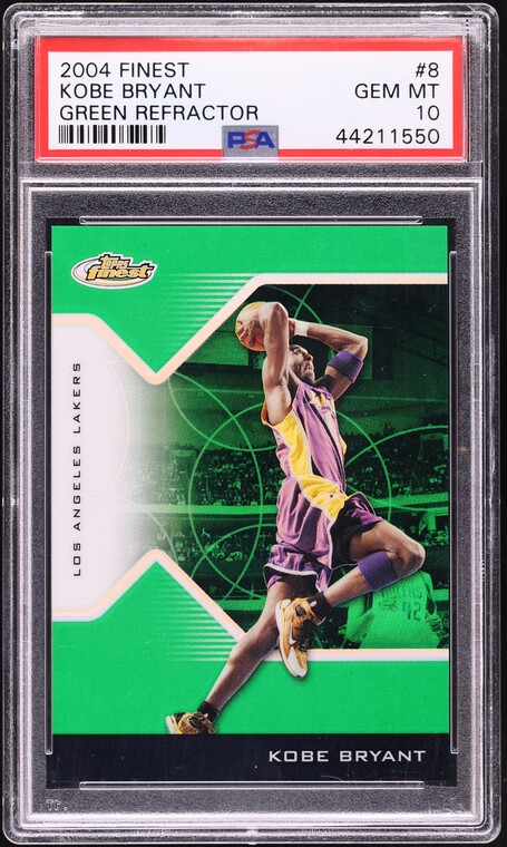 NBAカード E-xceptional kobe bryant green 1999/00 Skybox E-X E