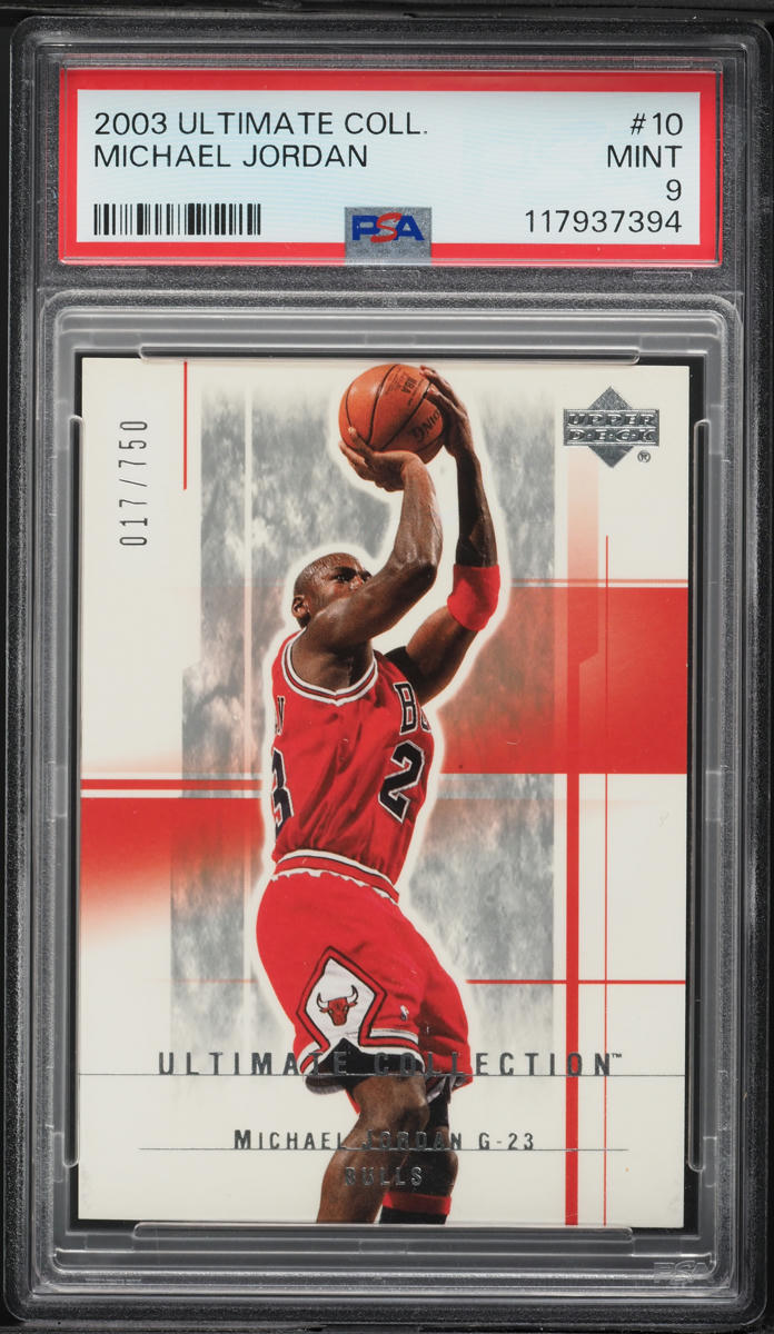 2003 Ultimate Collection Michael Jordan /750 #10 PSA 9 MINT
