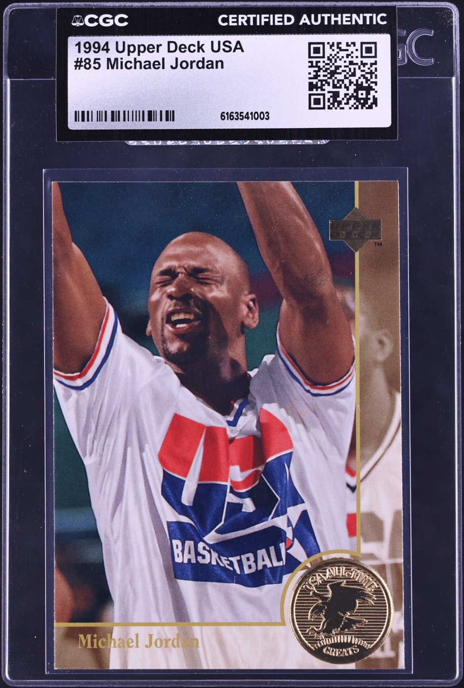 1994 Upper Deck USA Michael Jordan #85 CGC AUTH