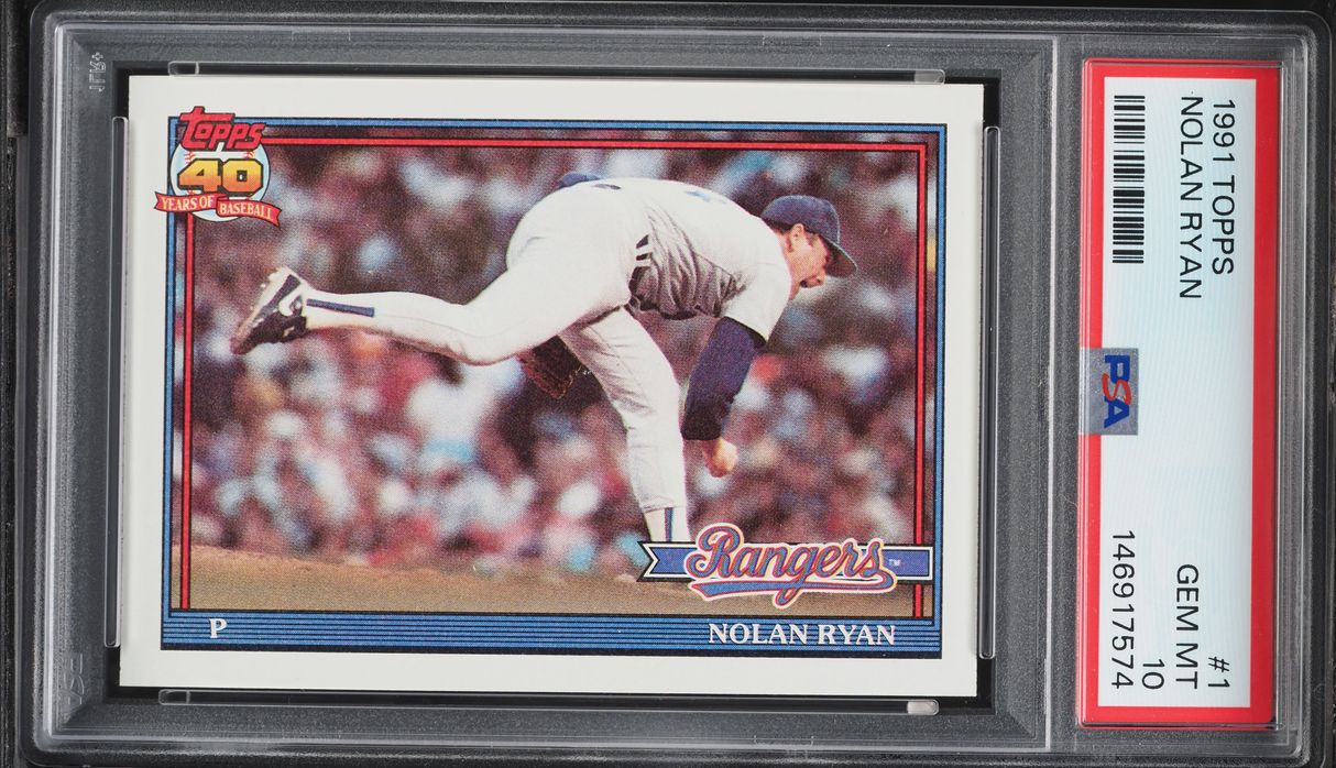 1991 Topps Nolan Ryan #1 PSA 10 GEM MINT