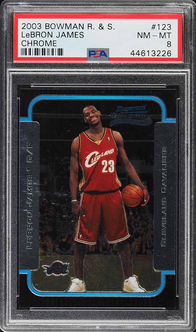 貴重　Lebron James Bowman Chrome RC BGS9 2003 LeBron James Bowman Chrome #123 Rookie Card Rc BGS 9