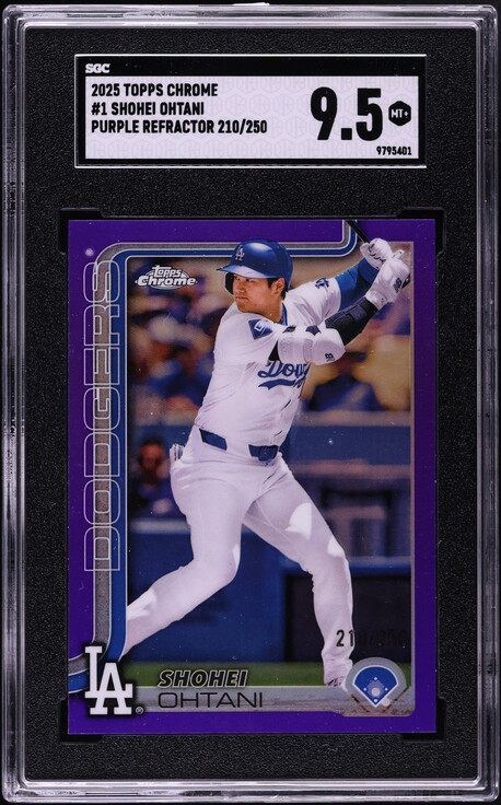2018 Finest Ohtani Purple Ref RC /250 大谷 Shohei Ohtani 2018 Topps Finest #100 Purple Refractor /250