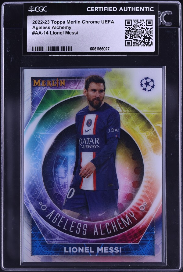 その他 Topps Merlin Renaissance Lionel Messi 2021/22 Topps Merlín Soccer Lionel Messi Renaissance PSG SGC