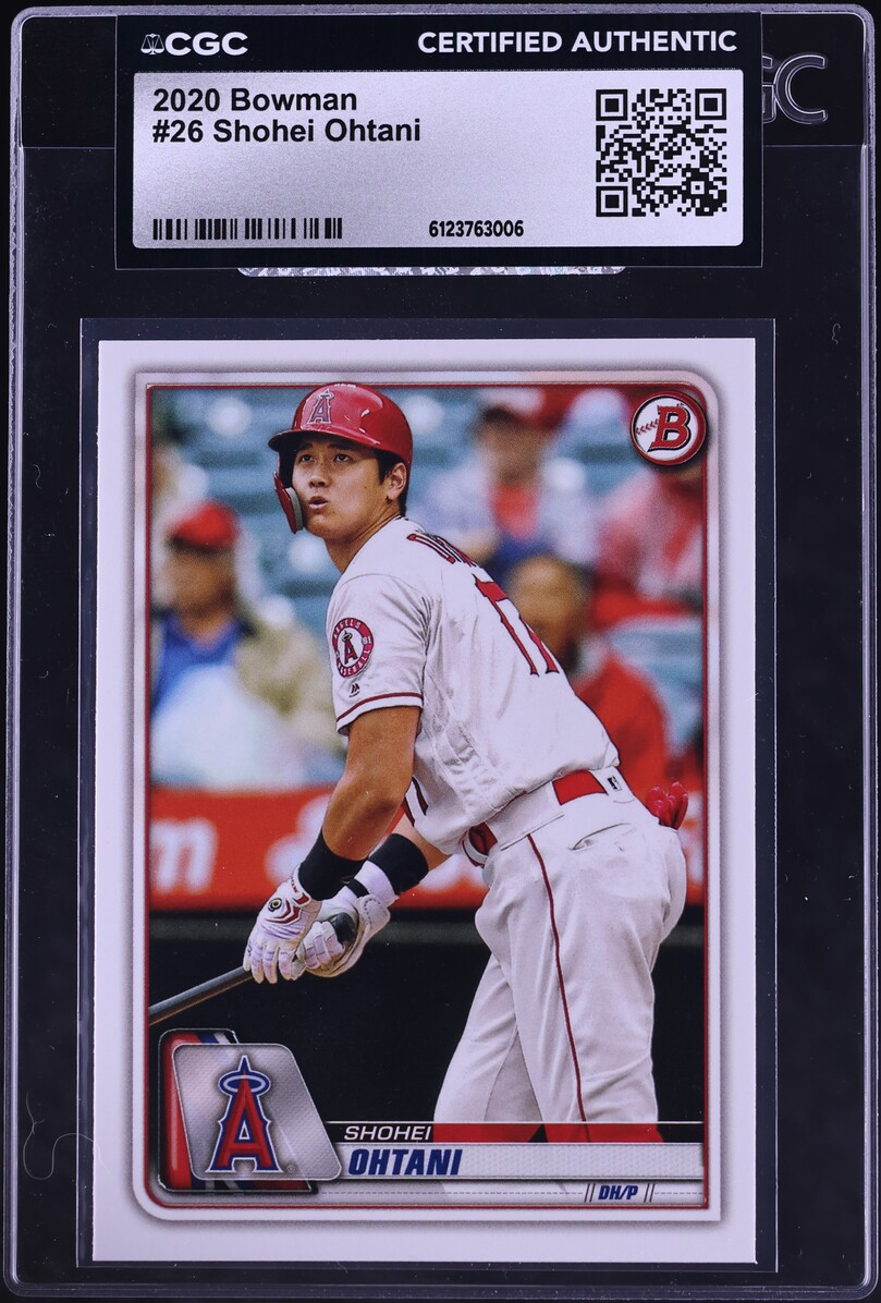 2020 Bowman Shohei Ohtani #26 CGC AUTH