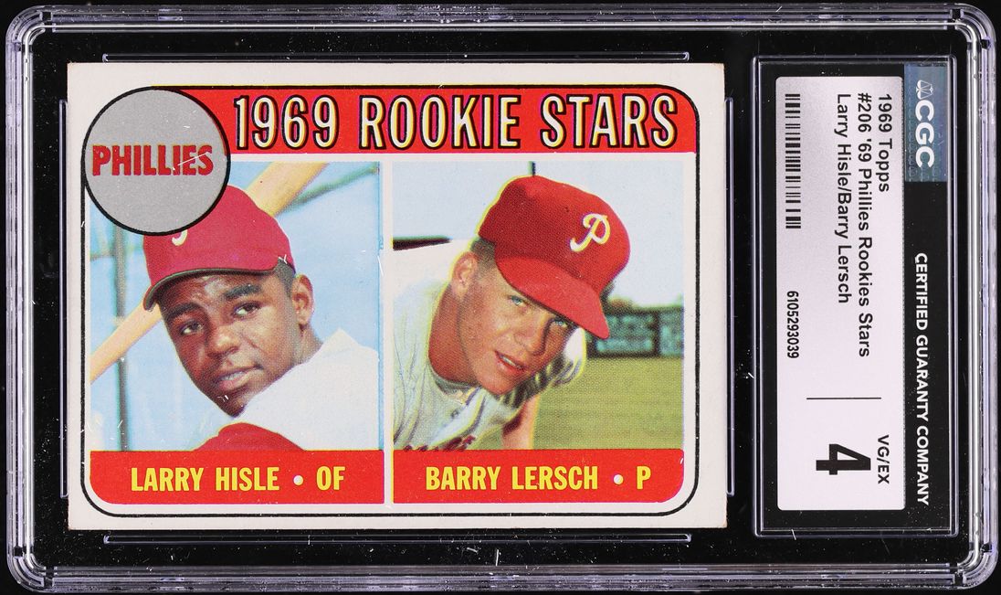 1969 Topps Phillies Rookies #206 CGC 4 VGEX
