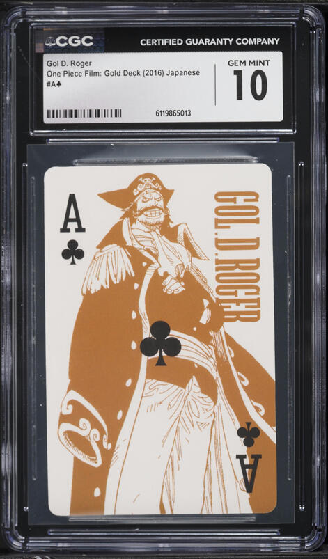 2025 One Piece Japanese Carrying His Will Alt Art Leader Gol D