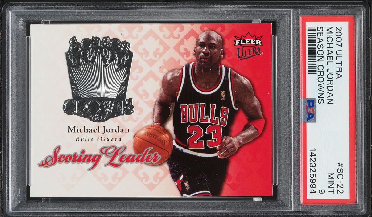 2007 Ultra Season Crowns Michael Jordan #SC-22 PSA 9 MINT