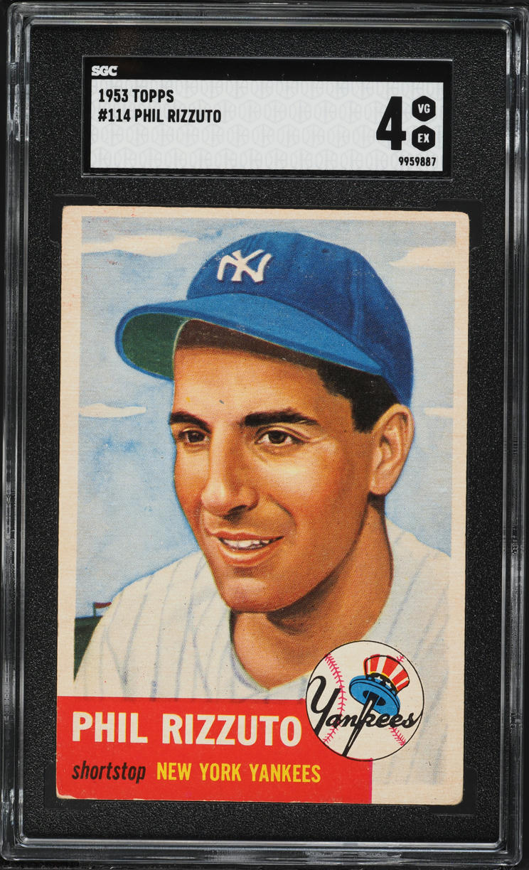 1953 Topps Phil Rizzuto #114 SGC 4 VGEX
