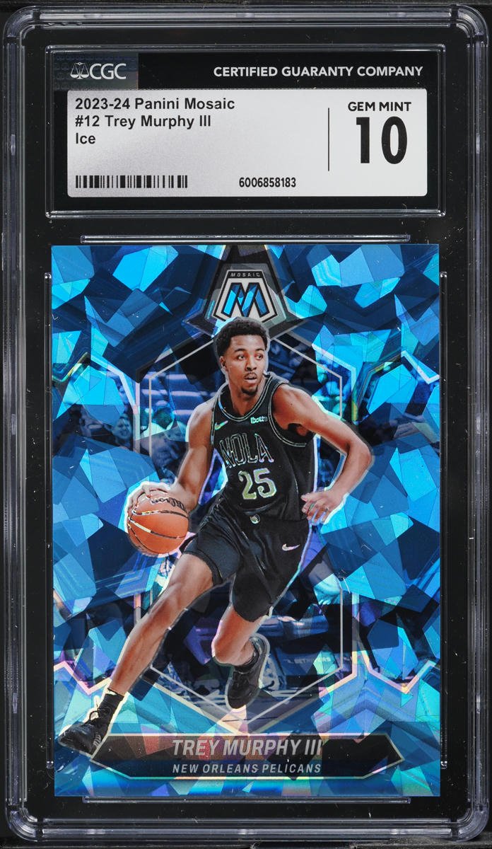 2023 Panini Mosaic Ice Trey Murphy III /125 #12 CGC 10 GEM MINT