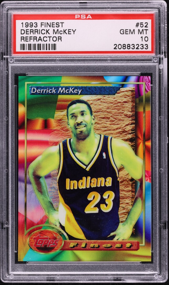 1993 Finest Refractor Derrick McKey #52 PSA 10 GEM MINT