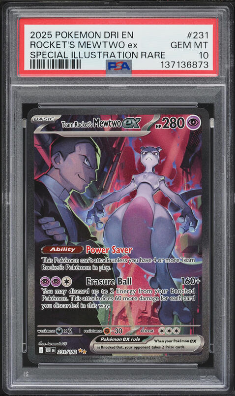 2016 Pokemon XY Evolutions Gold Rare Mewtwo EX #103 CGC 10 GEM
