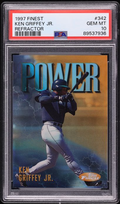 1997 Finest Refractor Ken Griffey Jr. #342 PSA 10 GEM MINT