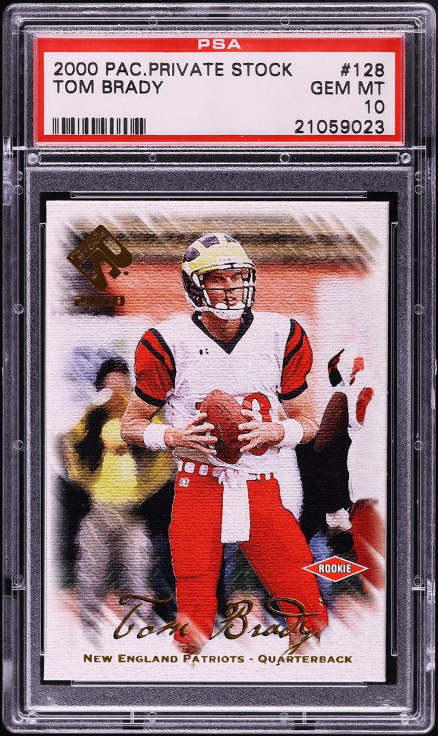 2000 Pacific Private Stock Tom Brady ROOKIE /278 #128 PSA 10 GEM MINT