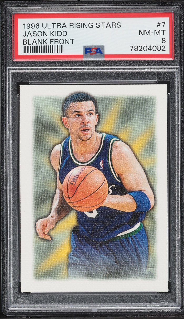 1996 Ultra Rising Stars Jason Kidd #7 PSA 8 NM-MT - Photo 1