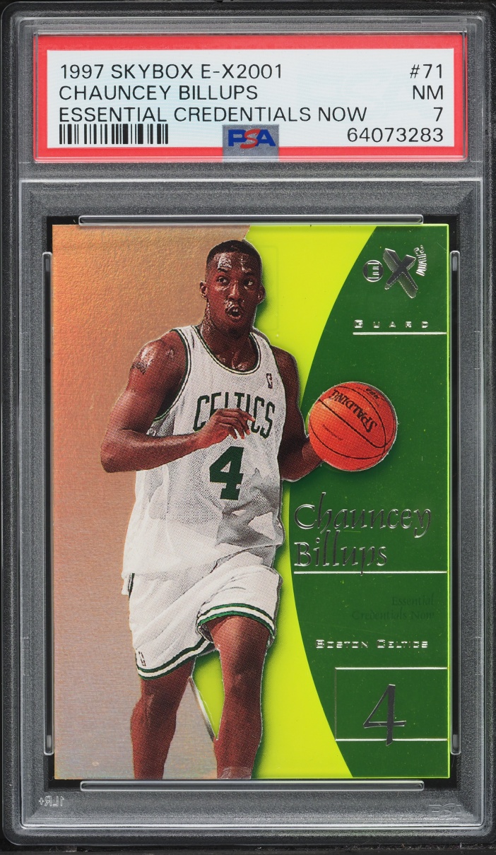 1997 Skybox E-X2001 Essential Credentials Now Chauncey Billups /71 #71 PSA 7 NRMT - Photo 1