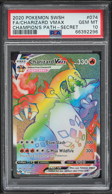 2020 Pokemon Chinese SWSH Promo V Fight Reverse Holo Charizard #76
