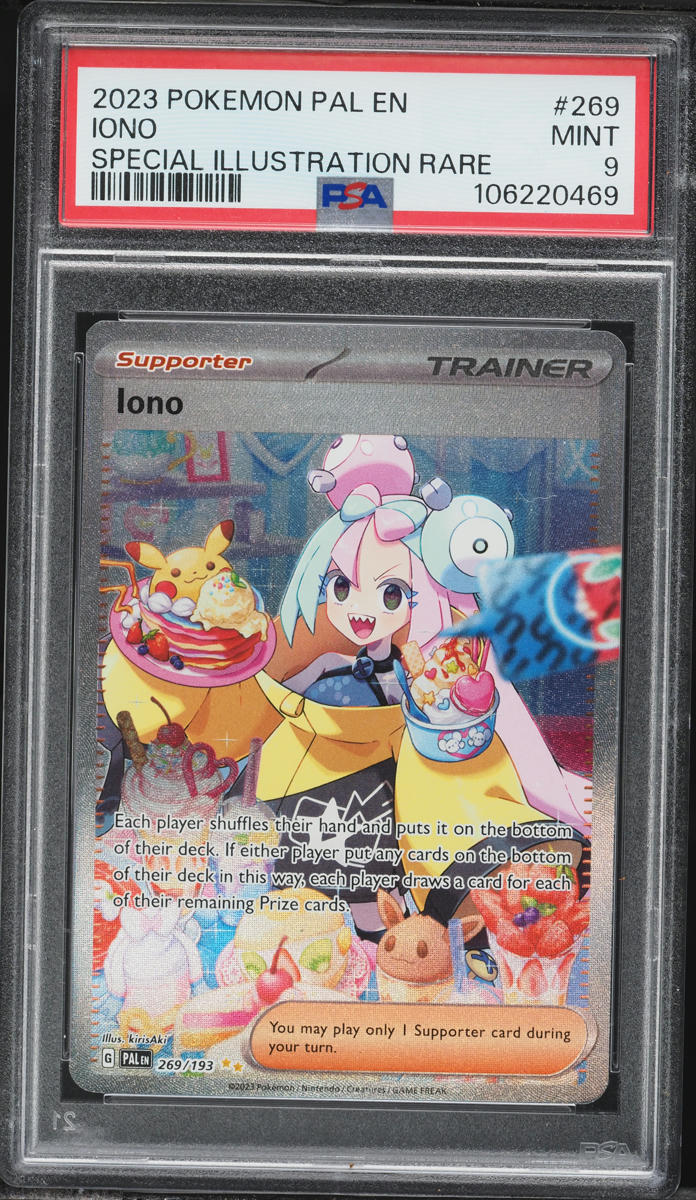 2023 Pokemon Scarlet & Violet Paldea Evolved SIR Iono #269 PSA 9 MINT
