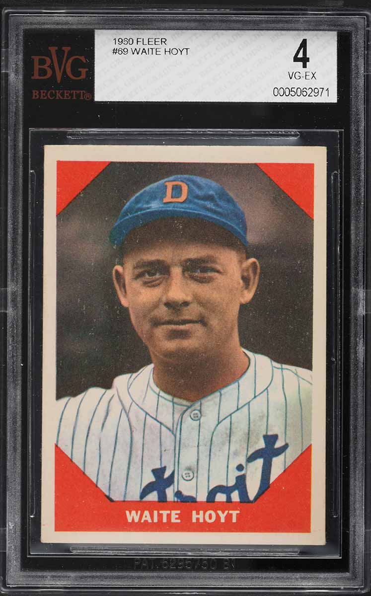 1960 Fleer Waite Hoyt #69 BVG 4 VGEX
