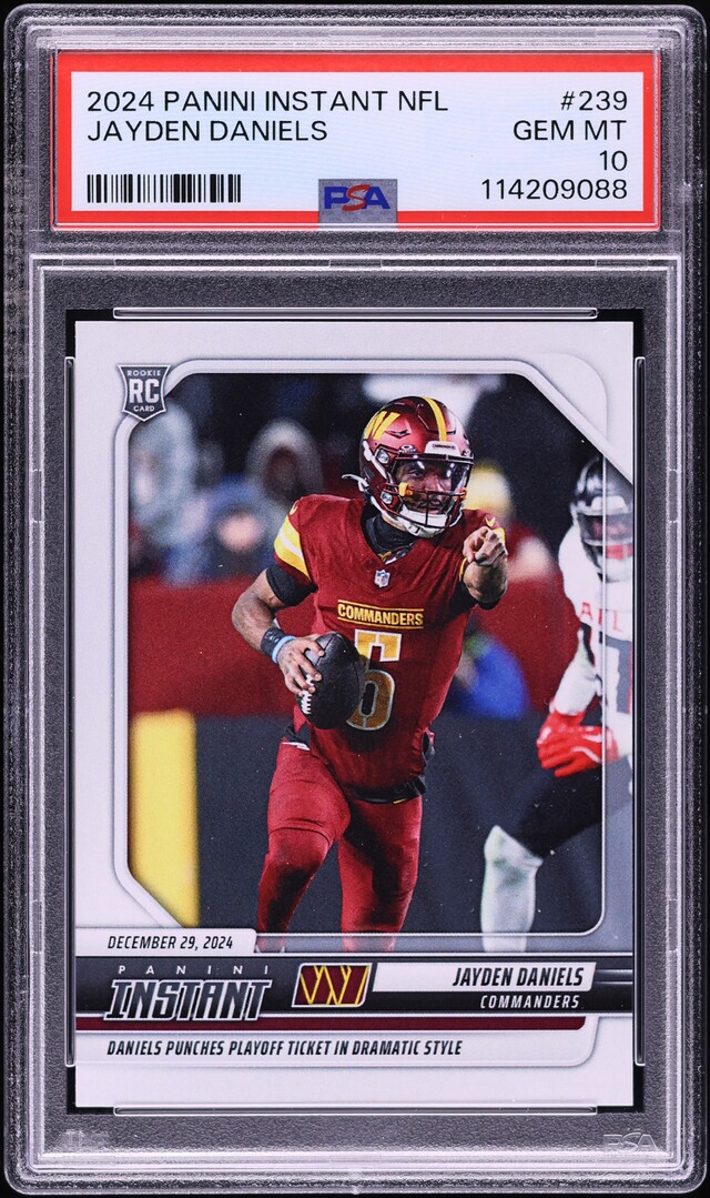 2024 Panini Instant NFL Jayden Daniels ROOKIE #239 PSA 10 GEM MINT