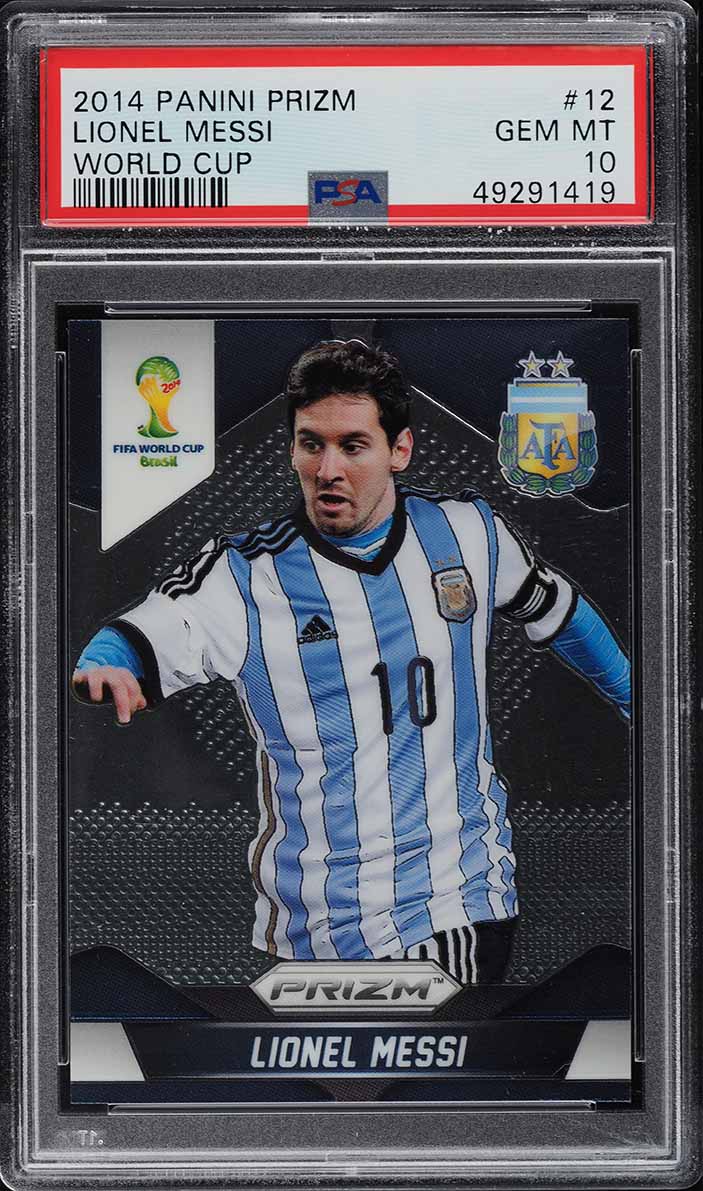 2014 Panini Prizm World Cup Signatures Lionel Messi AUTO #S-LME