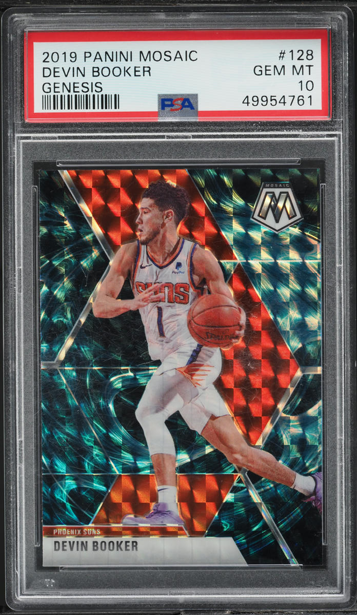 2019 Panini Mosaic Genesis Devin Booker #128 PSA 10 GEM MINT