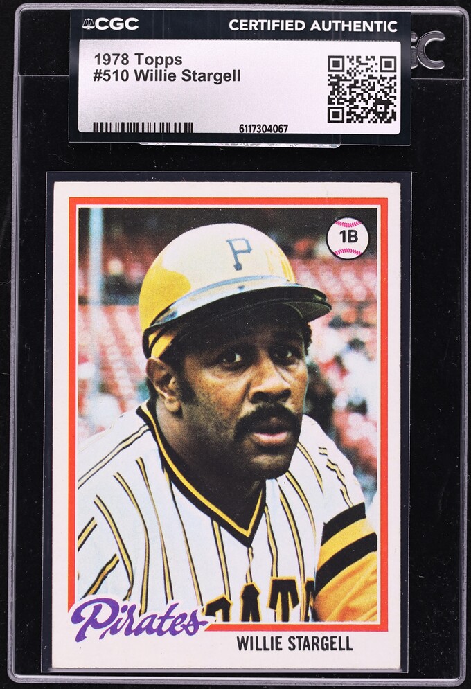 1978 Topps Willie Stargell #510 CGC AUTH