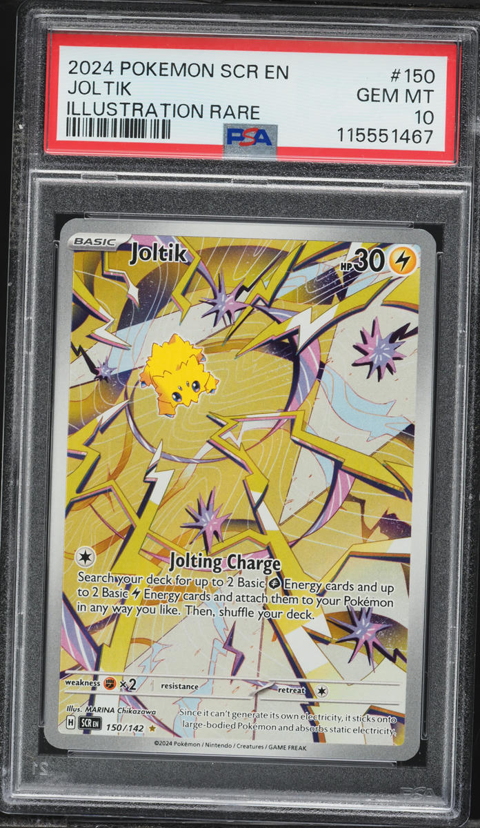 2024 Pokemon Scarlet & Violet Stellar Crown IR Joltik #150 PSA 10 GEM MINT